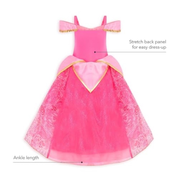 Disney Store Girl Sleeping Beauty Princess Aurora Halloween Costume Size 140 - Picture 3 of 13